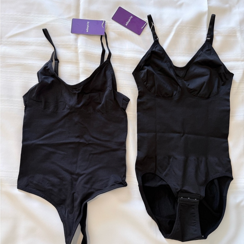 HeyShape Snatched Shapewear and Snatched Thong Bodysuits. NWT